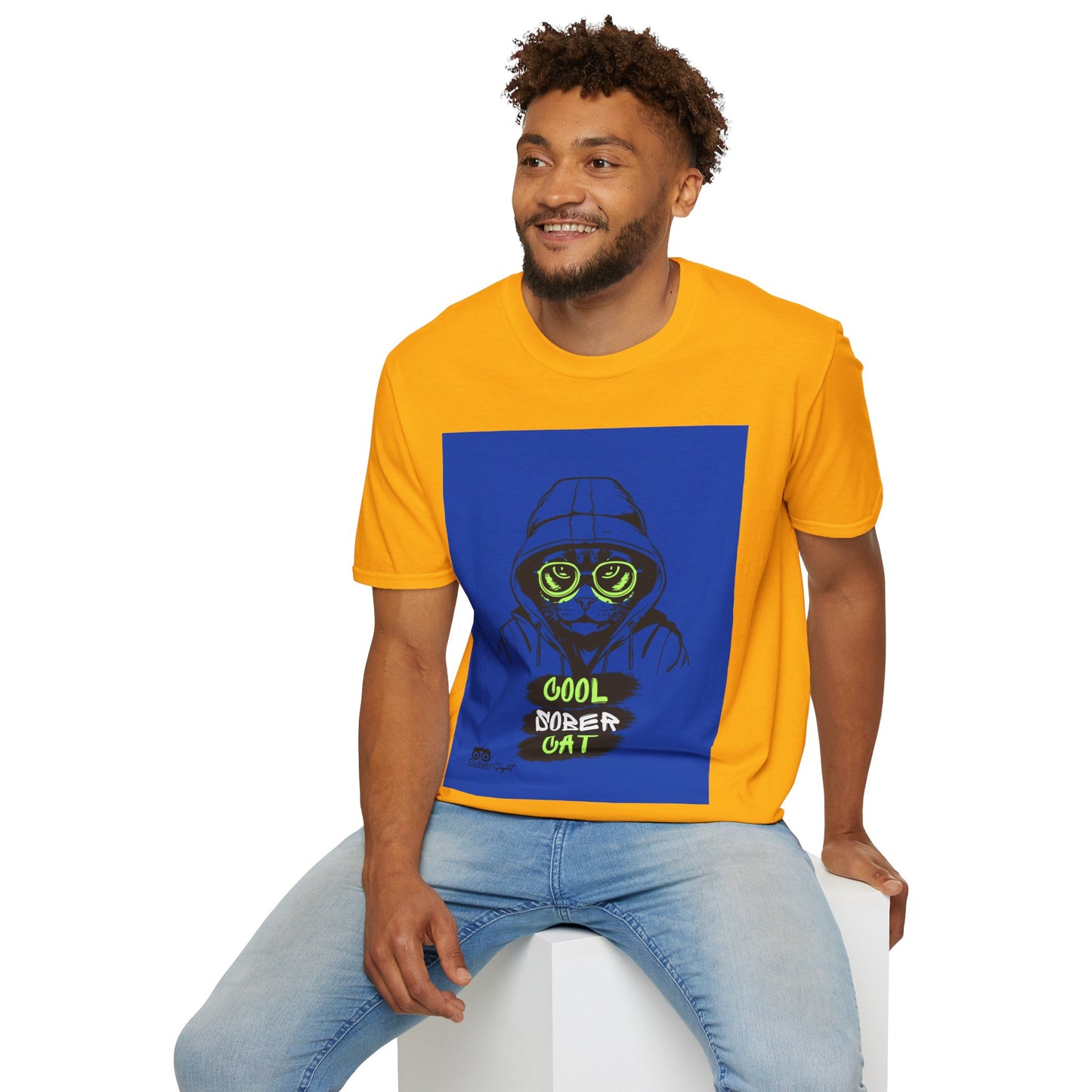 Cool Sober Cat T-Shirt