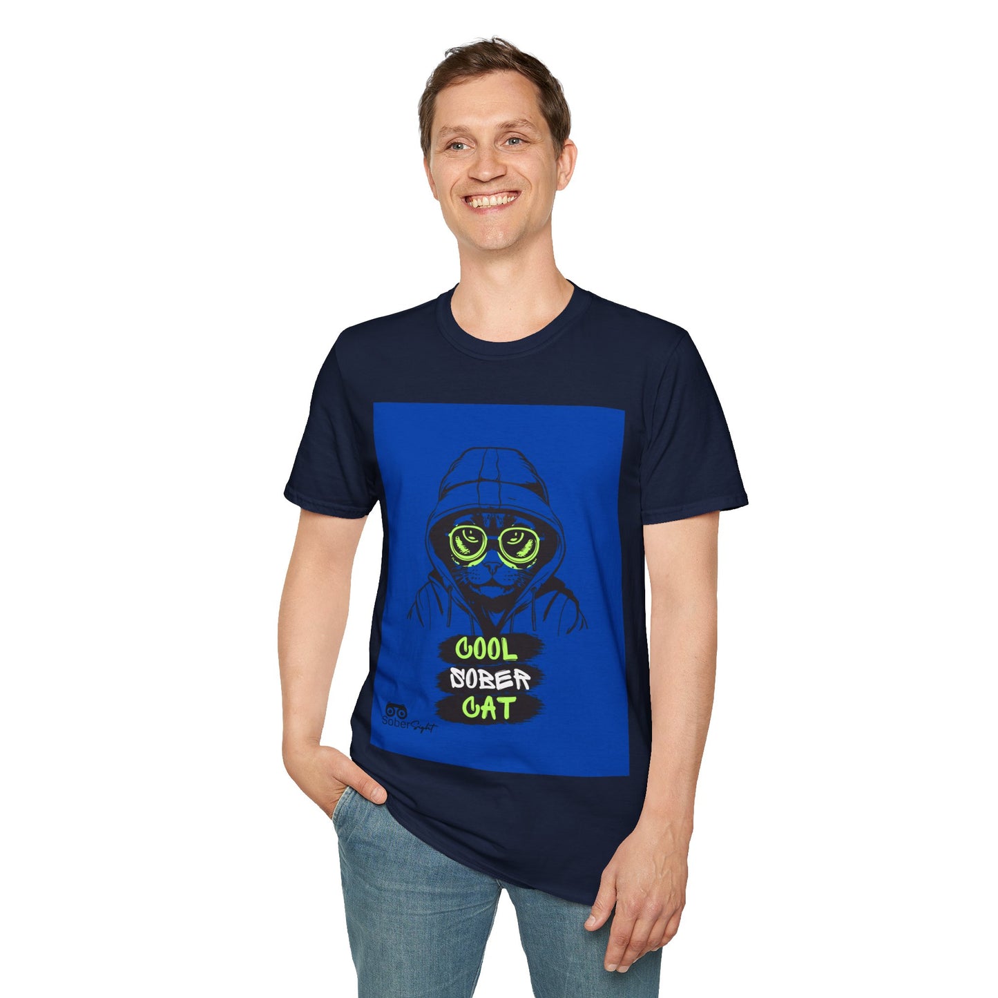 Cool Sober Cat T-Shirt